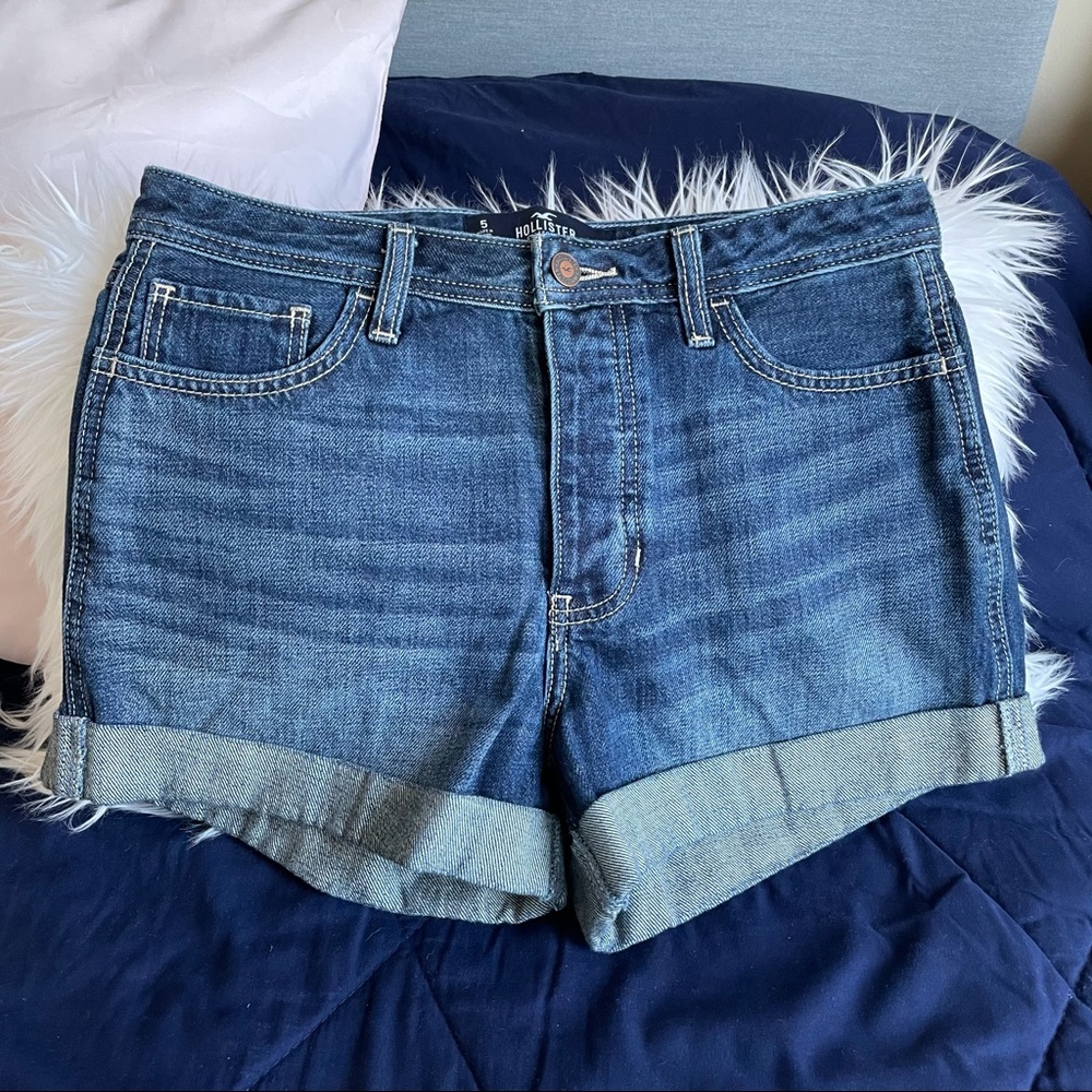 High Rise Boyfriend Jean Shorts